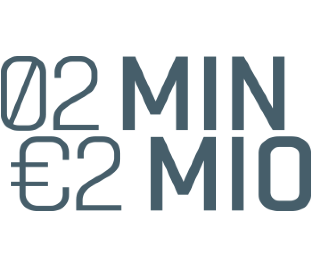 Logo 2 Minuten 2 Millionen.